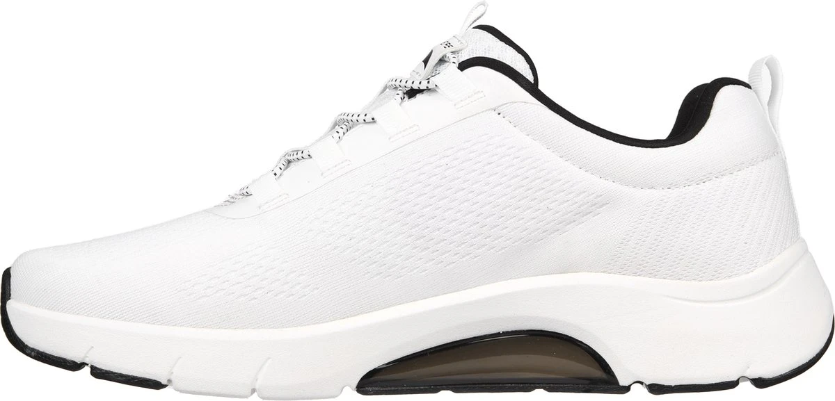 Skechers Skech Air Arch Fit Billo Heren Sneakers - Wit/Zwart - Maat 41 6 Skechers Skech Air Arch Fit Billo Heren Sneakers - Wit/Zwart - Maat 41 - Afbeelding 4