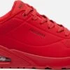 Skechers Uno Stand On Air Heren Sneakers - Rood - Maat 43