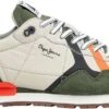 PEPE JEANS Brit Print Sneakers - Khaki Green - Heren - EU 44 -Casio Verkoop 1200x585 1