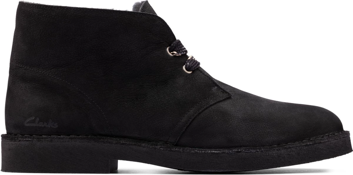Clarks Heren Desert Boot 2 - Black Sde - Maat 44 3 Clarks Heren Desert Boot 2 - Black Sde - Maat 44