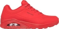 Skechers Uno Stand On Air Heren Sneakers - Rood - Maat 42