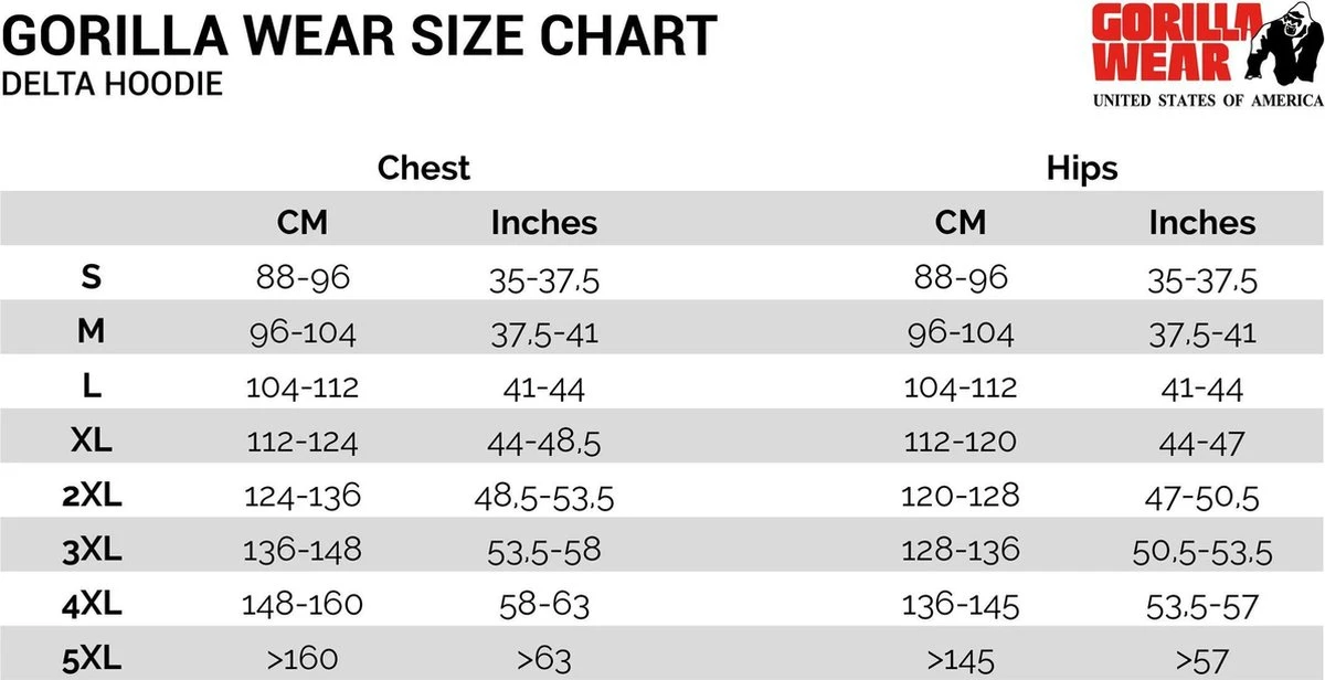 Gorilla Wear Delta Hoodie - Legergroen - L 8 Gorilla Wear Delta Hoodie - Legergroen - L - Afbeelding 6