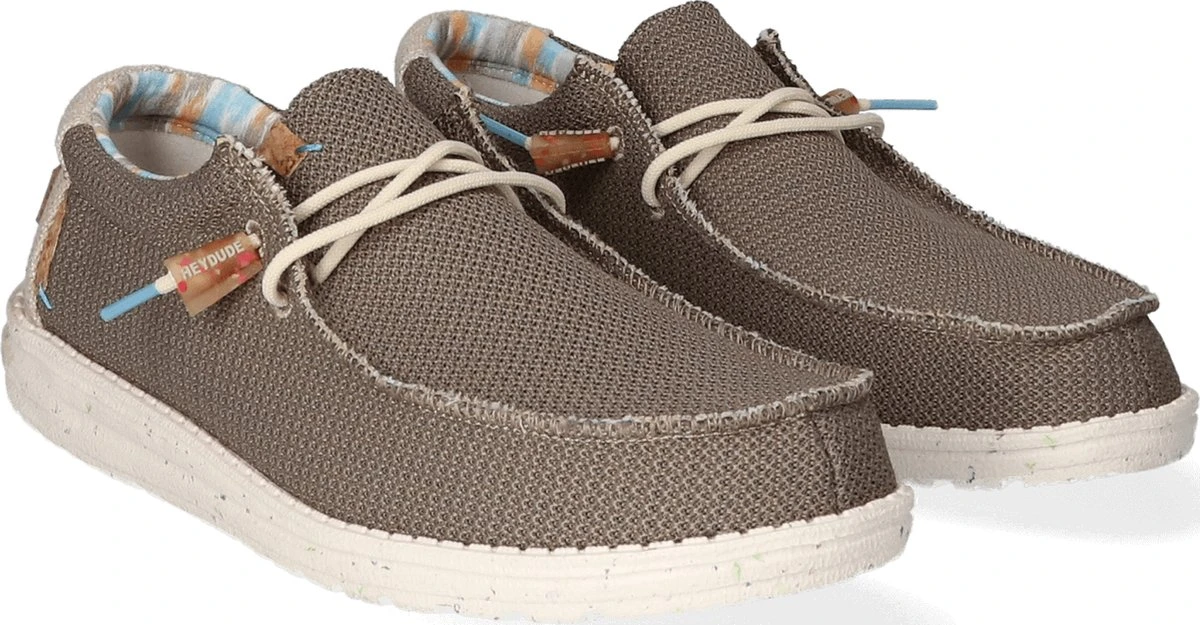 Hey Dude HEYDUDE Wally Eco Stretch Instappers Walnut | Bruin | Maat 46 | HD40008-267 4 Hey Dude HEYDUDE Wally Eco Stretch Instappers Walnut | Bruin | Maat 46 | HD40008-267 - Afbeelding 2