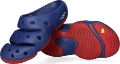 Keen Yogui Heren Slippers Blue Depths/Red Carpet -Casio Verkoop 1200x644 7