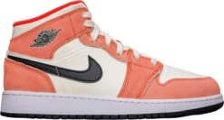 Nike Air Jordan 1 Mid SE Orange Suede (GS) DV1336-800 Maat 39 Kleur Als Op Foto Schoenen -Casio Verkoop 1200x646 6