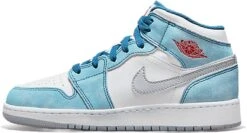 Nike Air Jordan 1 Mid SE (GS), French Blue, DR6235-401, EUR 35.5