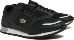 Lacoste Partner Piste Heren Sneakers - Zwart/Grijs - Maat 44 -Casio Verkoop 1200x654 1