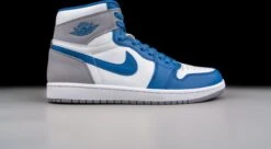 Nike Air Jordan 1 Retro High OG True Blue DZ5485-410 Maat 42 BLAUW Schoenen -Casio Verkoop 1200x663 2