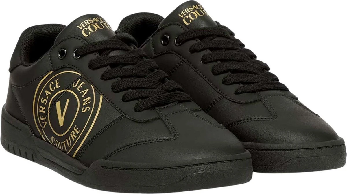 Versace Jeans Couture Heren Brooklyn Sneakers Zwart Maat 41 3 Versace Jeans Couture Heren Brooklyn Sneakers Zwart Maat 41