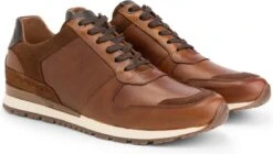 Travelin' Tamworth Herensneakers - Leren Veterschoenen - Cognac Bruin Leer - Maat 42 -Casio Verkoop 1200x679 3