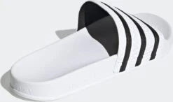 Adidas Adilette Heren Slippers - White/Core Black/White - Maat 44.5 -Casio Verkoop 1200x709 8