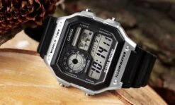 Casio Casio Collection AE-1200WH-1CVEF Horloge - Kunststof - Zwart - Ø 40 Mm -Casio Verkoop 1200x726 1