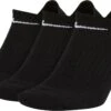 Nike Everyday Lightweight No-Show Sokken Sokken - Maat 34-38 - Unisex - Zwart/wit