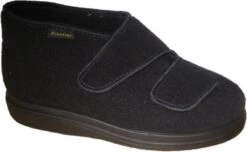 Fischer - Verbandpantoffel -13997 - Zwart - Klittenband - Maat 45