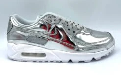 Nike Air Max 90 Metallic Pack 'Silver' - Sneakers - Unisex - Maat 44 - Zilver -Casio Verkoop 1200x744 4