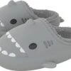 JAXY Haai Slippers - Shark Slides - Shark Slippers - Pantoffels Dames En Heren - Sloffen Jongens En Meisjes - Maat 40-41 - Grijs