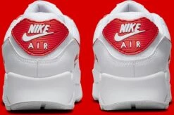 Nike Air Max 90 Wit / Rood - Heren Sneaker - DX8966-100 - Maat 45 -Casio Verkoop 1200x795 4