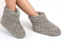 Woolwarmers Dolly - Unisex Sloffen - Grijs - Maat 50 - 100% Wol -Casio Verkoop 1200x800 350