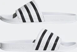 Adidas Adilette Heren Slippers - White/Core Black/White - Maat 44.5 -Casio Verkoop 1200x818 3