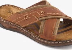Van Beers Leren Heren Slippers - Cognac - Maat 41 -Casio Verkoop 1200x840 8