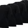 4-pak Heren T-shirts Gentlemen Longfit ( Extra Lang ), 100% Katoen Voorgekrompen Zwart V-hals XL 1 4-pak Heren T-shirts Gentlemen Longfit ( Extra Lang ), 100% Katoen Voorgekrompen Zwart V-hals XL -Casio Verkoop 1200x850 9