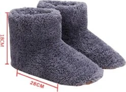 Elektrische Sloffen - USB Verwarmd - Grijs - Maat One Size Maat 35 Tot 43 - Wasbaar - Warme Voeten - Pantoffels - 27 X 15 Cm -Casio Verkoop 1200x882 4