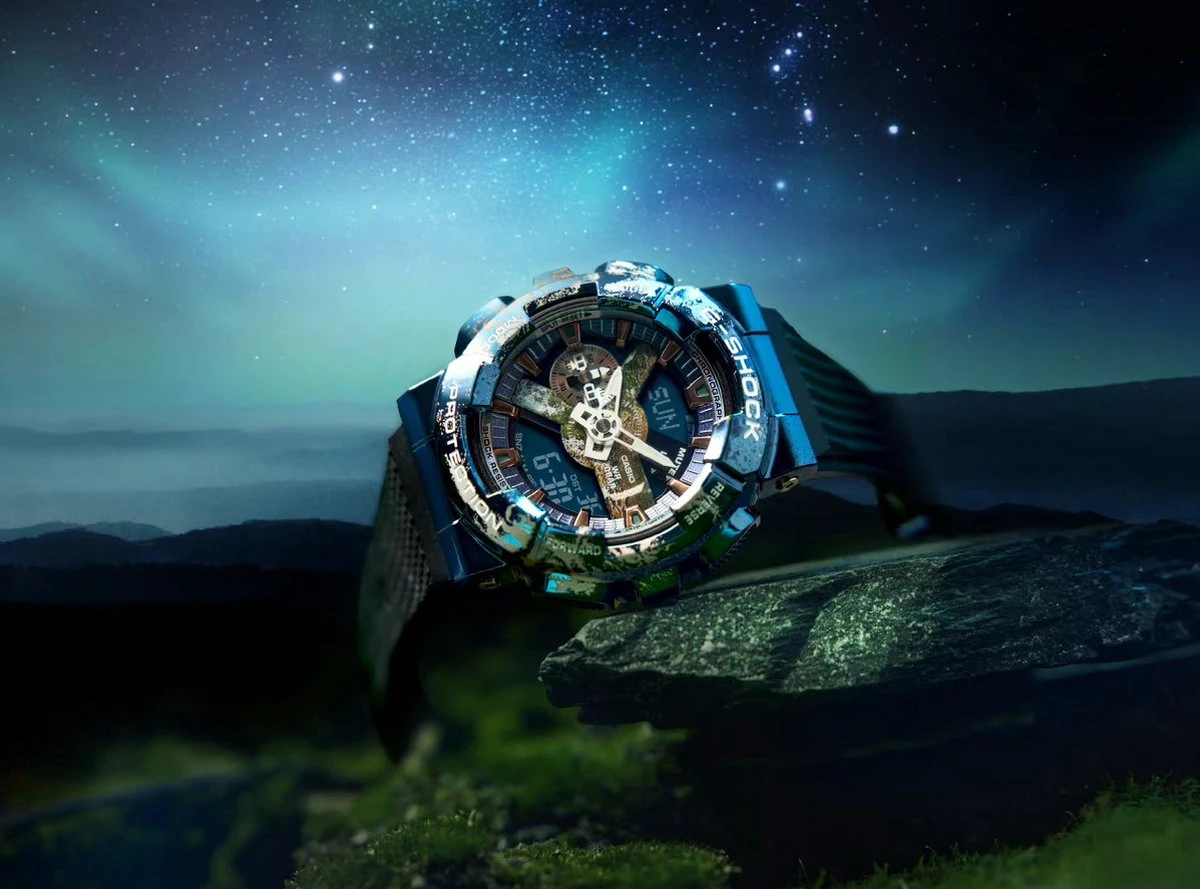 Casio G-Shock The Earth GM-110EARTH-1AER Horloge - Kunststof - Zwart - Ø 46 Mm 7 Casio G-Shock The Earth GM-110EARTH-1AER Horloge - Kunststof - Zwart - Ø 46 Mm - Afbeelding 5