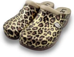 Medische PU Klompen - PU Klompen Met Kunststof Zool - Ziekenhuis Klompen - Zorgklompen - DINA CLOGS - Panter / Leopard - Maat 40 -Casio Verkoop 1200x925 5