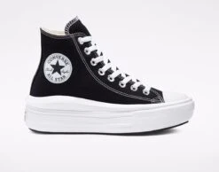 Converse Chuck Taylor All Star Move Zwart / Wit - Sneaker - 568497C - Maat 38