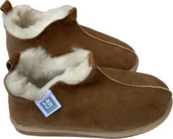 LuLu- Leren Sloffen / Pantoffels Met Rubberen Zool, Gevoerd Met Schapenvacht - Maat 43. -Casio Verkoop 1200x964 4