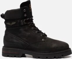 PME Legend Expeditor Veterboots Zwart Leer - Heren - Maat 44