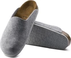 Birkenstock Amsterdam Light Gray Narrow VEG Felt Wooly Home Unisex Pantoffels - Lichtgrijs - Maat 40 -Casio Verkoop 1200x981 2