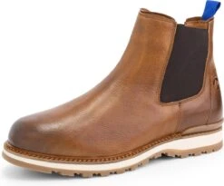 Travelin' Ravik Heren Chelsea Boots - Leren Schoenen - Wol Gevoerd - Cognac Leer - Maat 42 -Casio Verkoop 1200x998 18