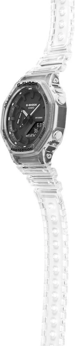 Casio GA-2100SKE-7AER G-Shock Horloge Transparant Zwarte Wijzerplaat 30 Casio GA-2100SKE-7AER G-Shock Horloge Transparant Zwarte Wijzerplaat -Casio Verkoop 261x1200