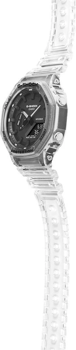 Casio GA-2100SKE-7AER G-Shock Horloge Transparant Zwarte Wijzerplaat 11 Casio GA-2100SKE-7AER G-Shock Horloge Transparant Zwarte Wijzerplaat - Afbeelding 9