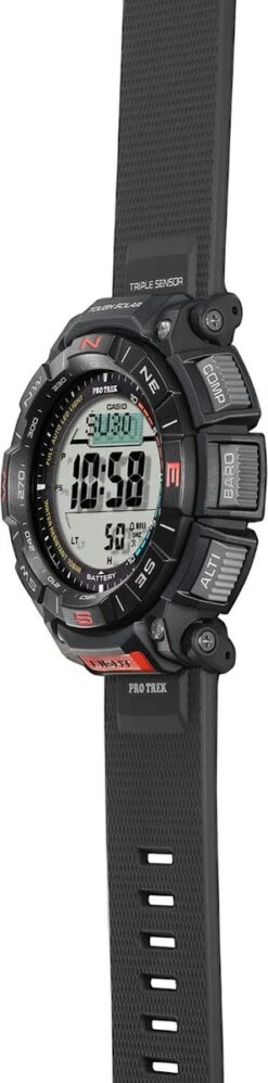 Casio Pro Trek PRG-340-1ER Herenhorloge 51,7 Mm - Zwart -Casio Verkoop 297x1200