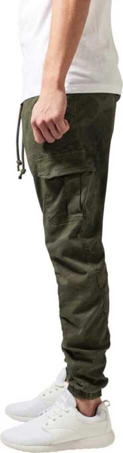 Urban Classics Heren Joggingbroek -M- Camo Cargo Groen -Casio Verkoop 327x1200 1