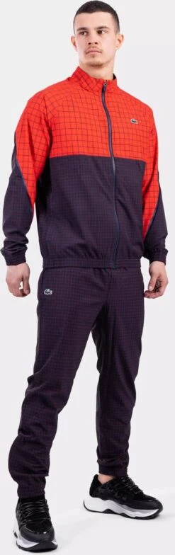 Lacoste Sport X Djokovic Trainingspak Senior Red/Navy