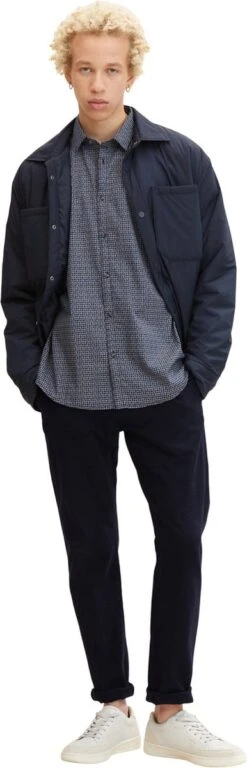 TOM TAILOR Fitted Printed Shirt Heren Overhemd - Maat XL -Casio Verkoop 386x1200 2