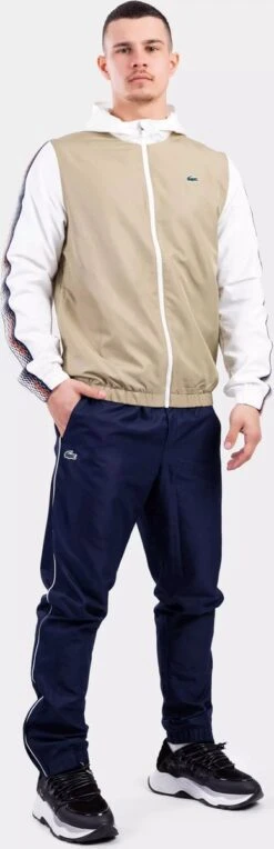 Lacoste Sport Trainingspak Senior Beige/Navy