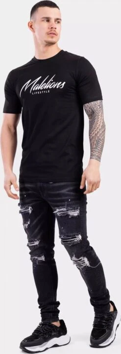Malelions M2-SS23-09-900 Lifestye T-Shirt Black -Casio Verkoop 410x1200 13