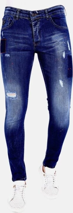 Exclusieve Spijkerbroek Heren Slim Fit - 1001- Blauw 25 Exclusieve Spijkerbroek Heren Slim Fit - 1001- Blauw -Casio Verkoop 411x1200 9