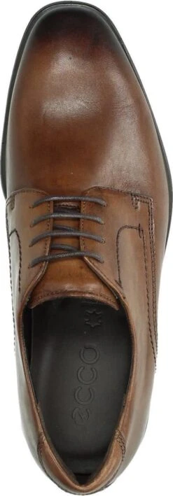 ECCO Melbourne Heren Veterschoen - Cognac - Maat 45 -Casio Verkoop 418x1200 2