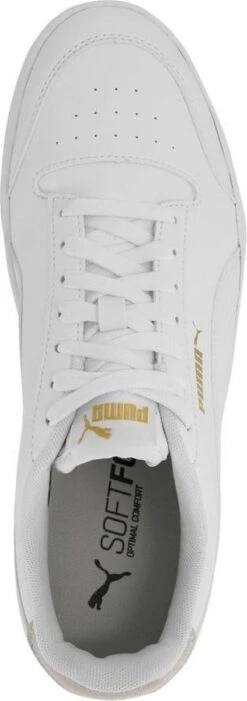 PUMA Shuffle Unisex Sneakers - White/TeamGold - Maat 43 -Casio Verkoop 423x1200 6