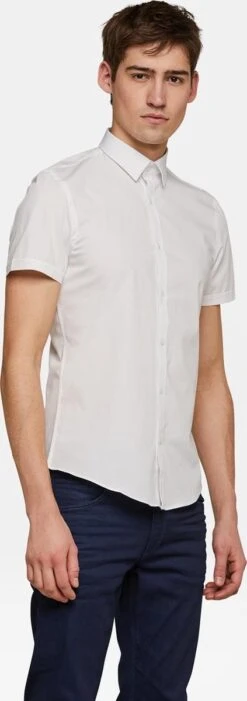 WE Fashion Heren Slim Fit Stretch Overhemd - Maat L -Casio Verkoop 423x1200 9