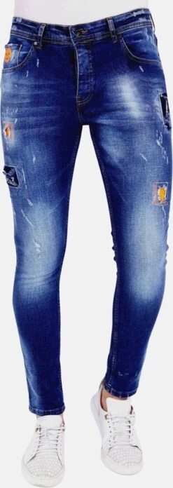 Exclusieve Broek Met Verfspatten Heren - 1006 - Blauw -Casio Verkoop 426x1200 12