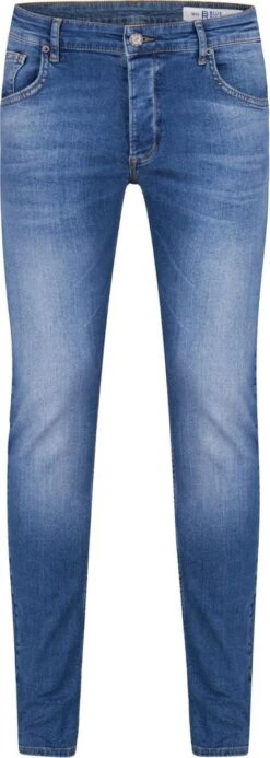 WE Fashion Heren Skinny Fit Comfort Stretch Jeans - Maat W32 X L34