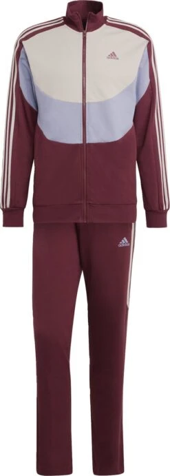 Adidas Sportswear Colorblock Trainingspak - Heren - Bordeaux - M -Casio Verkoop 429x1200