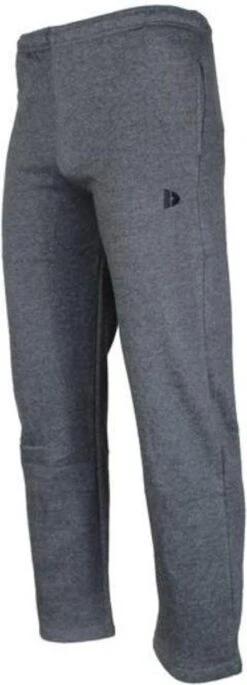 Donnay Joggingbroek Rechte Pijp - Sportbroek - Heren - Maat XL - Donker Grijs GemÃªleerd