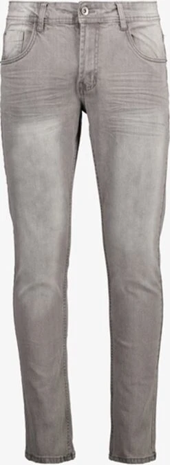 Unsigned Heren Jeans Grijs Lengte 32 - Maat 30